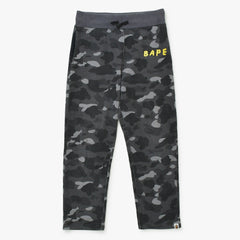 A BATHING APE KITH Sweatpants Gray Yellow Size S Good Condition Used 4a001300
