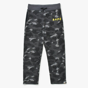 A BATHING APE KITH Sweatpants Gray Yellow Size S Good Condition Used 4a001300