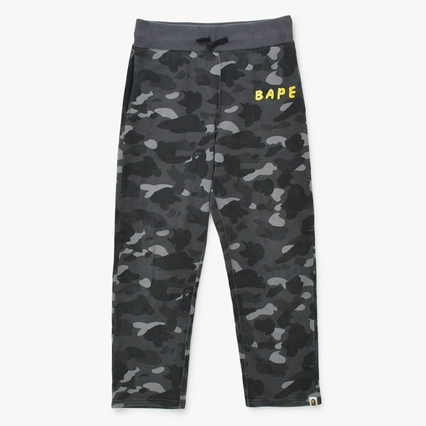 A BATHING APE KITH Sweatpants Gray Yellow Size S Good Condition Used 4a001300