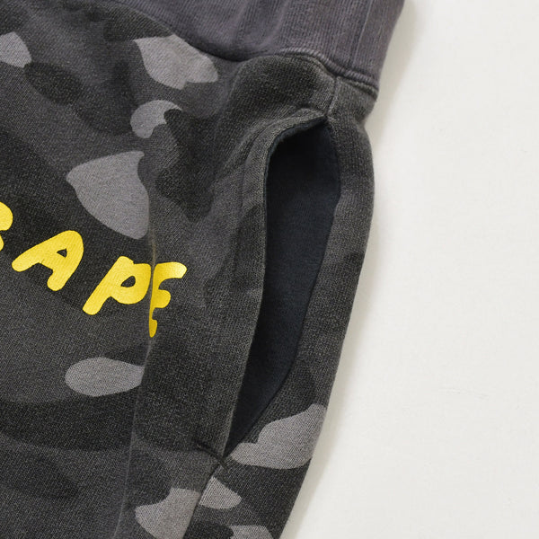 A BATHING APE KITH Sweatpants Gray Yellow Size S Good Condition Used 4a001300