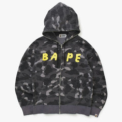 A BATHING APE KITH Keith Collaboration Hoodie Black Size L Print Vape Good Condition Used 4a001301