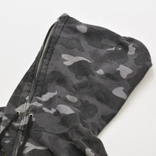 画像をギャラリービューアに読み込む, A BATHING APE アベイシングエイプ KITH キース コラボ パーカー ブラック サイズL プリント ベイプ 美品 中古 4a001301
