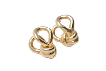 Load image into Gallery viewer, 極美品 BOTTEGAVENETA ボッテガヴェネタ ノット フープピアス 815945VAHU08120 重量約17.3g Ag925刻印 シルバ−925 GP 中古 4b001301