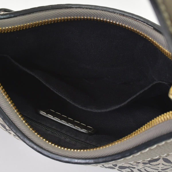 [USED/中古]LOEWE ロエベ ショルダーバッグ シルバー キャンバス レザー ゴールド金具 Bランク 中古 4b013018