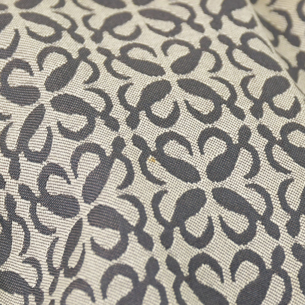 [USED/中古]LOEWE ロエベ ショルダーバッグ シルバー キャンバス レザー ゴールド金具 Bランク 中古 4b013018