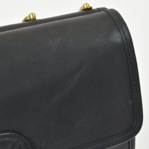 COACH コーチ メトロポリタン ウィリス 2WAY ショルダーバッグ 9927 ブラック カーフ ゴールド金具 美品 中古 4b013034