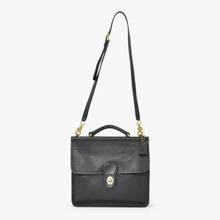 Load image into Gallery viewer, COACH コーチ メトロポリタン ウィリス 2WAY ショルダーバッグ 9927 ブラック カーフ ゴールド金具 美品 中古 4b013034