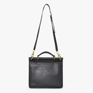 COACH コーチ メトロポリタン ウィリス 2WAY ショルダーバッグ 9927 ブラック カーフ ゴールド金具 美品 中古 4b013034