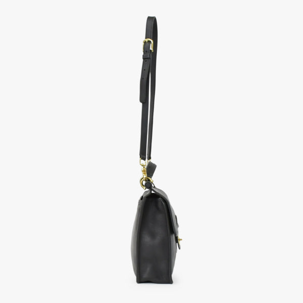COACH コーチ メトロポリタン ウィリス 2WAY ショルダーバッグ 9927 ブラック カーフ ゴールド金具 美品 中古 4b013034