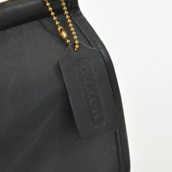 COACH コーチ メトロポリタン ウィリス 2WAY ショルダーバッグ 9927 ブラック カーフ ゴールド金具 美品 中古 4b013034
