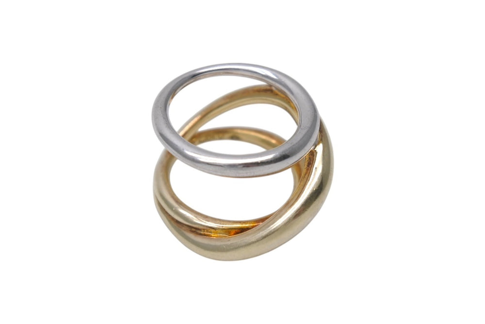 Charlotte Chesnais Berg triplet ring 22BA045VEAR Weight approx. 10.5g Size 11.5 Good condition Used 4b001304