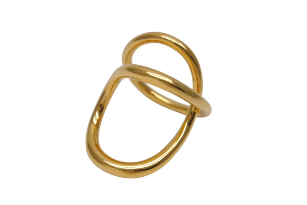Charlotte Chesnais Ribbon Ring 20BA033VER Weight approx. 9.5g Size EU51 No. 12.5 Good Condition Used 4b001305