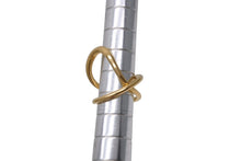 画像をギャラリービューアに読み込む, Charlotte Chesnais シャルロットシェネ Ribbon Ring リボンリング 指輪 20BA033VER 重量約9.5g サイズEU51 12.5号 美品 中古 4b001305