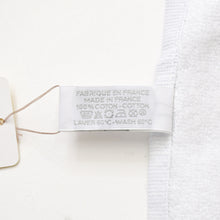 Load image into Gallery viewer, 新品未使用 HERMES エルメス ハンカチ 二枚セット 102831M ブルー ホワイト コットン エチケット ギフト 中古 4b013134