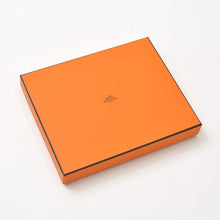 Load image into Gallery viewer, 新品未使用 HERMES エルメス ハンカチ 二枚セット 102831M ブルー ホワイト コットン エチケット ギフト 中古 4b013134