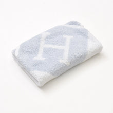 Load image into Gallery viewer, 新品未使用 HERMES エルメス ハンカチ 二枚セット 102831M ブルー ホワイト コットン エチケット ギフト 中古 4b013134