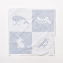 Load image into Gallery viewer, 新品未使用 HERMES エルメス ハンカチ 二枚セット 102831M ブルー ホワイト コットン エチケット ギフト 中古 4b013134