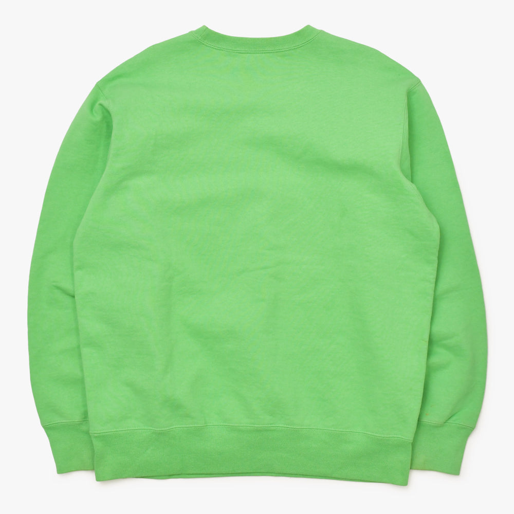 Supreme シュプリーム Small Box Logo スモールボックスロゴ スウェットシャツ 101837 グリーン サイズL 美品 中古 4b013184