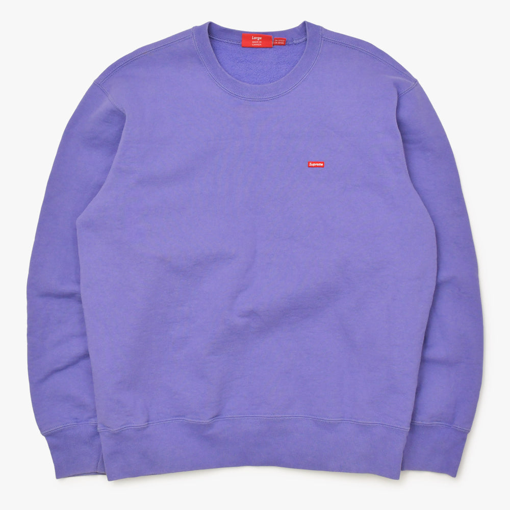 Supreme シュプリーム Small Box Logo スモールボックスロゴ スウェットシャツ 101837 パープル サイズL 美品 中古 4b013185