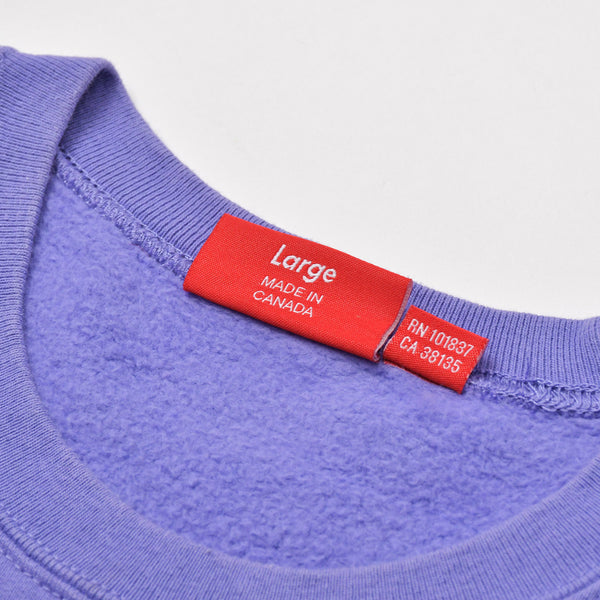 Supreme シュプリーム Small Box Logo スモールボックスロゴ スウェットシャツ 101837 パープル サイズL 美品 中古 4b013185