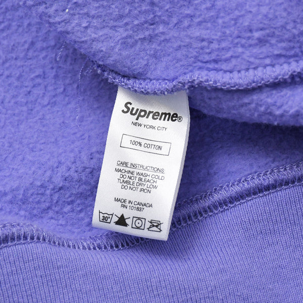 Supreme シュプリーム Small Box Logo スモールボックスロゴ スウェットシャツ 101837 パープル サイズL 美品 中古 4b013185