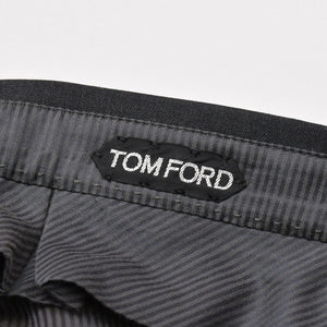 TOM FORD トムフォード パンツ ベスト セットアップ OR0022 61004Z グレー ファブリック サイズ7-52R 美品 中古 4b012704