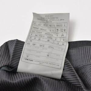 TOM FORD トムフォード パンツ ベスト セットアップ OR0022 61004Z グレー ファブリック サイズ7-52R 美品 中古 4b012704