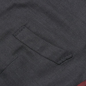 TOM FORD トムフォード パンツ ベスト セットアップ OR0022 61004Z グレー ファブリック サイズ7-52R 美品 中古 4b012704