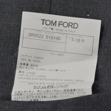 Load image into Gallery viewer, TOM FORD トムフォード パンツ ベスト セットアップ OR0022 61004Z グレー ファブリック サイズ7-52R 美品 中古 4b012704