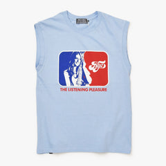 新品未使用 HYSTERIC GLAMOUR ヒステリックグラマー GUITAR PLAYER ギタープレイヤー タンクトップ 02241CR01 サイズS ブルー 中古 4b013305
