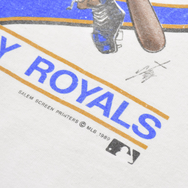 RSVP アールエスヴィーピー VINTAGE ヴィンテージ 90's MLB カンザスシティ ロイヤルズ 半袖Tシャツ ボー ジャクソン 美品 中古 4b013380