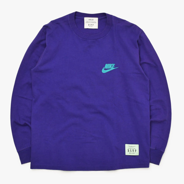 RSVP アールエスヴィーピー VINTAGE ヴィンテージ 90's NIKE ナイキ 長袖Tシャツ A1036 サイズM パープル 美品 中古 4b013390