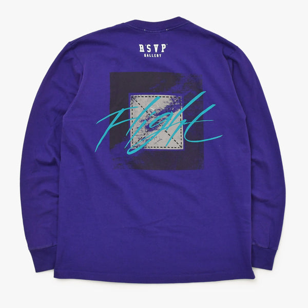 RSVP アールエスヴィーピー VINTAGE ヴィンテージ 90's NIKE ナイキ 長袖Tシャツ A1036 サイズM パープル 美品 中古 4b013390
