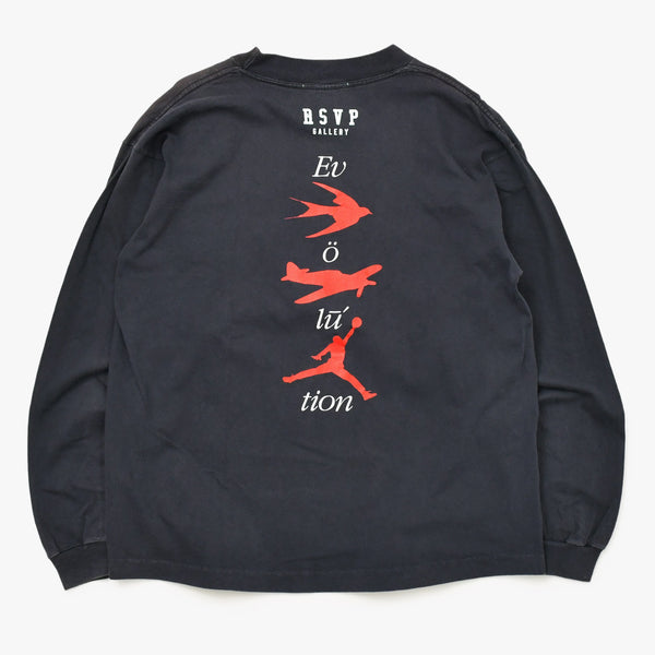 RSVP アールエスヴィーピー VINTAGE ヴィンテージ 90's NIKE ナイキ AIR JORDAN エアジョーダン 長袖Tシャツ A1036 サイズM 美品 中古 4b013400