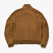 Load image into Gallery viewer, 極美品 GUCCI グッチ カーフジャケット 691063 カーフ ブラウン ジップアップ ブラック金具 中古 4b013480