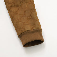 Load image into Gallery viewer, 極美品 GUCCI グッチ カーフジャケット 691063 カーフ ブラウン ジップアップ ブラック金具 中古 4b013480