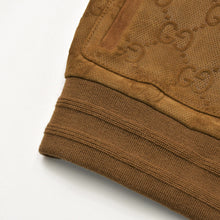 Load image into Gallery viewer, 極美品 GUCCI グッチ カーフジャケット 691063 カーフ ブラウン ジップアップ ブラック金具 中古 4b013480