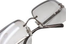 Load image into Gallery viewer, CHANEL シャネル リムレス サングラス 4092-B c.124/6I サイズ62□15 120 ココマーク ラインストーン グレー 良品 中古 4b001357