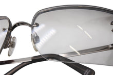 Load image into Gallery viewer, CHANEL シャネル リムレス サングラス 4092-B c.124/6I サイズ62□15 120 ココマーク ラインストーン グレー 良品 中古 4b001357