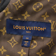 画像をギャラリービューアに読み込む, 極美品 LOUIS VUITTON ルイヴィトン コート 24SS ネイビー カシミア モニグラム RW241 1AFEZG サイズ34 中古 4b013629