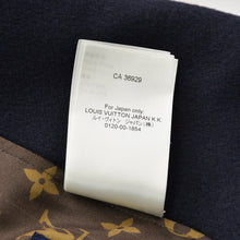 画像をギャラリービューアに読み込む, 極美品 LOUIS VUITTON ルイヴィトン コート 24SS ネイビー カシミア モニグラム RW241 1AFEZG サイズ34 中古 4b013629