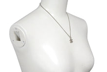 Load image into Gallery viewer, 極美品 CHANEL シャネル ネックレス ココマーク アクセサリー ラインストーン イタリア製 09V刻印 5.6g シルバー 中古 4b001367