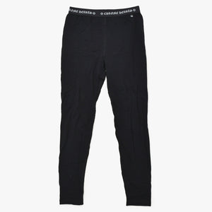 新品未使用 CHROME HEARTS クロムハーツ LEGGINGS ロゴ 刺繍 レギンス サイズM ブラック 中古 4b013676