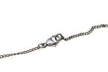 Load image into Gallery viewer, 極美品 CHANEL シャネル ココマーク ネックレス アクセサリー メタル スクエアラインストーン シルバー 9.0g 中古 4b001365