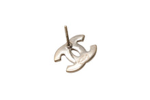 Load image into Gallery viewer, 極美品 CHANEL シャネル ココマーク ラインストーン ピアス アクセサリー 04A刻印 ゴールド マルチカラー 中古 4b001364