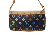 画像をギャラリービューアに読み込む, 極美品 LOUIS VUITTON ルイヴィトン ポシェットアクセソワール アクセサリーポーチ M92648 モノグラム マルチカラー ブラック 中古 4b001381