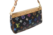 画像をギャラリービューアに読み込む, 極美品 LOUIS VUITTON ルイヴィトン ポシェットアクセソワール アクセサリーポーチ M92648 モノグラム マルチカラー ブラック 中古 4b001381