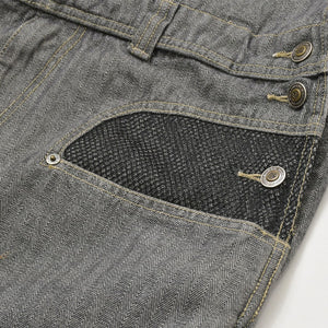 極美品 ROCAWEAR ロカウェア オーバーオール ヴィンテージ デニムオーバーオール サイズXL グレー ベージュ 中古 4b013822