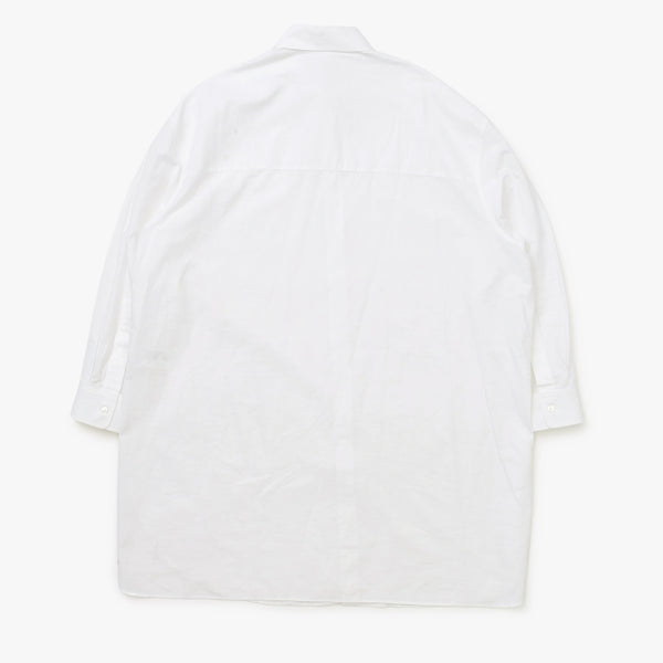 CELINE 23SS Painter Shirt Dress 2R47K658R Size 34 Triomphe Embroidery White Ladies Good Condition Used 4b013824