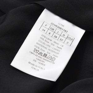 極美品 CHRISTIAN DIOR クリスチャンディオール ワンピース 221R30B1162 ブラック オレンジ グリーン サイズ34 中古 4b013830